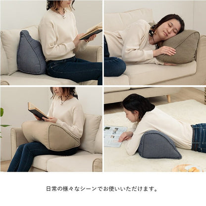 クッション よりかかる セアテ くつろぐ 無地 国産 約55×35cm 日本製 手洗い 座布団 チェア イス いす 椅子 インテリア おしゃれ オールシーズン 北欧 プレゼント 新生活 シンプル 洗える(代引不可)