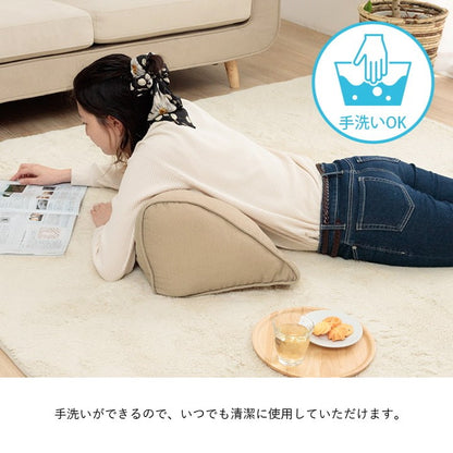 クッション よりかかる セアテ くつろぐ 無地 国産 約55×35cm 日本製 手洗い 座布団 チェア イス いす 椅子 インテリア おしゃれ オールシーズン 北欧 プレゼント 新生活 シンプル 洗える(代引不可)