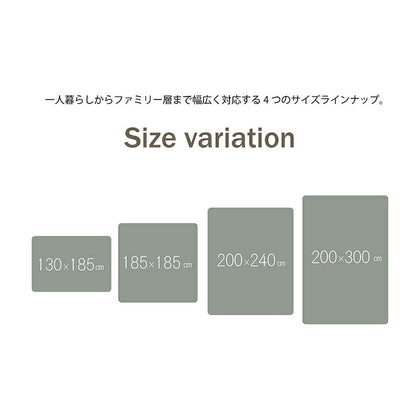 ラグ 約200×300cm 滑りにくい 暖かい 保温 蓄熱 断熱 アルミ 無地 ホットカーペット対応 カーペット 絨毯 じゅうたん マット インテリア 北欧 おしゃれ オールシーズン 新生活(代引不可)