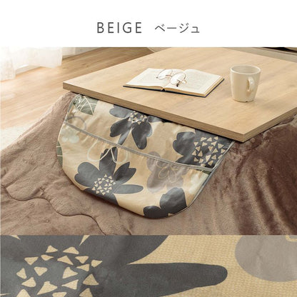 食べこぼしキャッチ! こたつ用 天板に挟むだけ お手入れ簡単 お子様 花柄(代引不可)