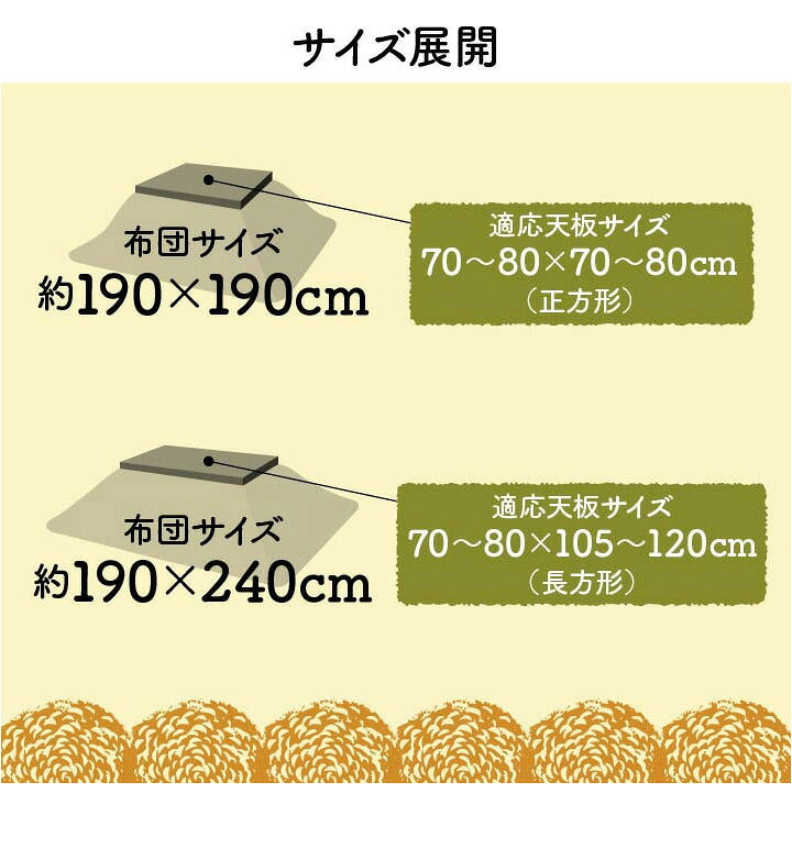 こたつ布団 こたつ布団 正方形 洗える かわいい 羊柄 柔らかい ふんわり ネイビー レッド 約190×190cm おしゃれ かわいい 撥水(代引不可)