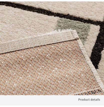 ウィルトンカーペット カーペット デザインラグ ウィルトンカーペット 長方形 アイボリー 北欧柄 ライン柄 約160×230cm(代引不可)