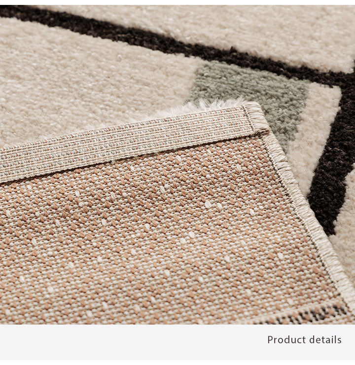 ウィルトンカーペット カーペット デザインラグ ウィルトンカーペット 長方形 アイボリー 北欧柄 ライン柄 約200×250cm(代引不可)