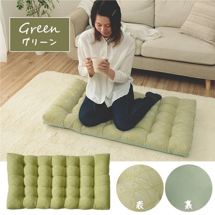 クッション フロア 長座布団 おしゃれ ジャパンディ ベージュ 約60×110cm マスクロス(代引不可)