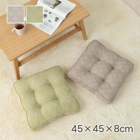 クッション シート おしゃれ ジャパンディ ベージュ 約45×45×8cm マスクロス(代引不可)