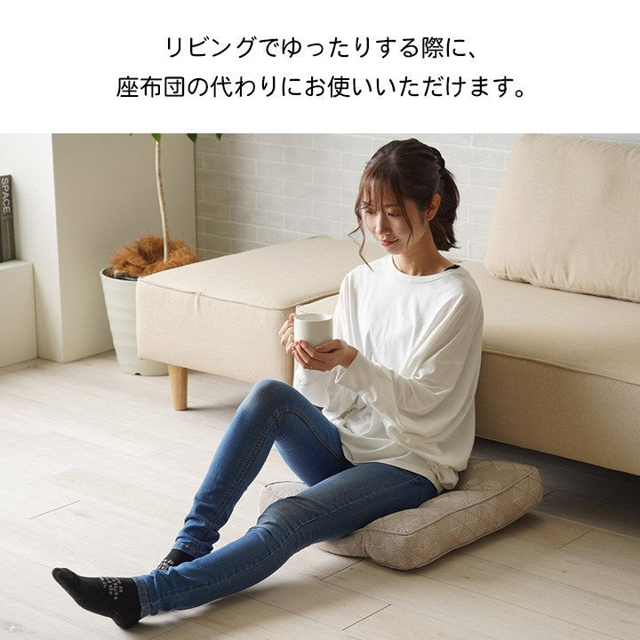 クッション シート おしゃれ ジャパンディ ベージュ 約45×45×8cm マスクロス(代引不可)