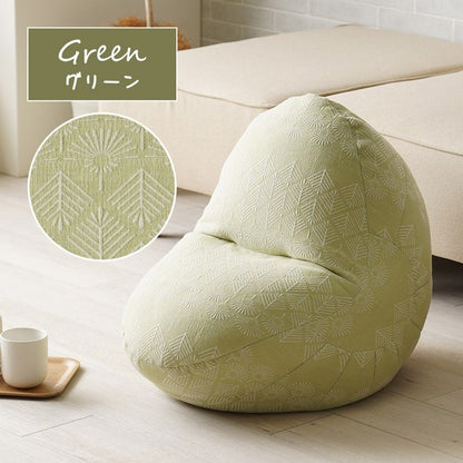 クッション 座椅子 ビーズ 背もたれ ソファー おしゃれ ジャパンディ ミニ ベージュ 約50×50cm マスクロス(代引不可)