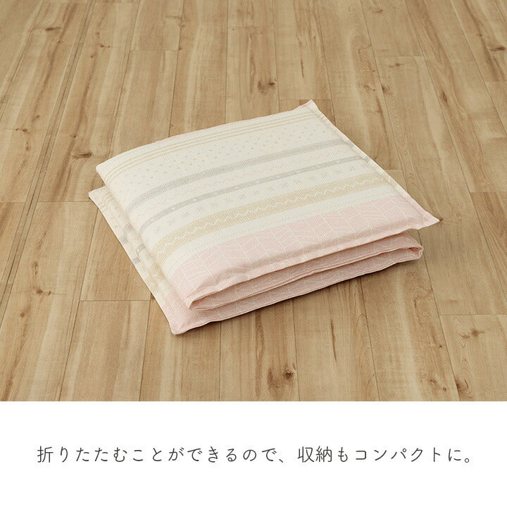 クッション 約43×130cm 日本製 フリーシート ベンチシート 北欧 洗える かわいい 折りたたみ スラブ生地 おしゃれ 国内綿入れ加工 カークッション ダイニング(代引不可)