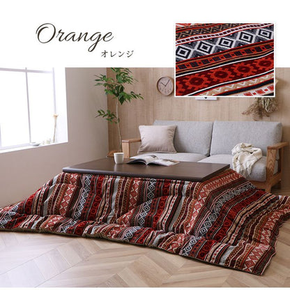 国内綿入れ こたつ掛布団 200×250cm 長方形 ジャガード織 高級感 柄 炬燵 コタツ かわいい 温かい 東レ フランネル フィットキルト加工(代引不可)