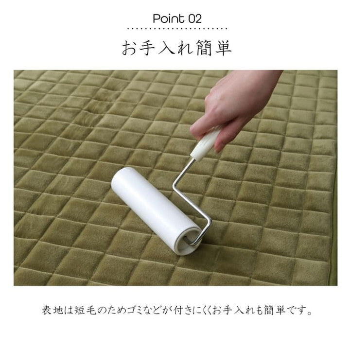 ラグ 正方形 185×185 無地 カーペット 絨毯 もっちり もちもち ラグマット マット 滑り止め加工 オールシーズン おしゃれ 北欧 シンプル かわいい インテリア 韓国インテリア じゅうたん(代引不可)