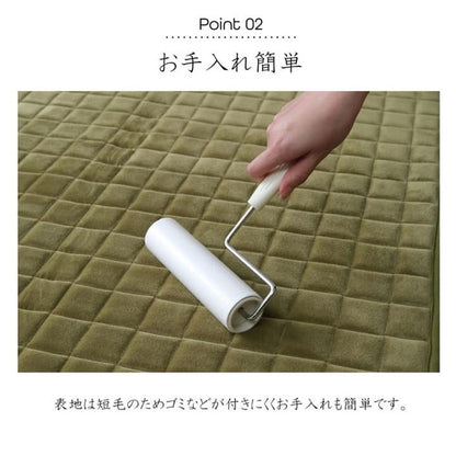 ラグ 正方形 185×185 無地 カーペット 絨毯 もっちり もちもち ラグマット マット 滑り止め加工 オールシーズン おしゃれ 北欧 シンプル かわいい インテリア 韓国インテリア じゅうたん(代引不可)