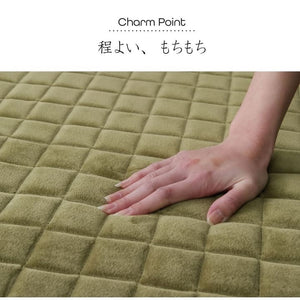ラグ 長方形 無地 もっちり ネイビー 200×250cm MO-RU(代引不可)