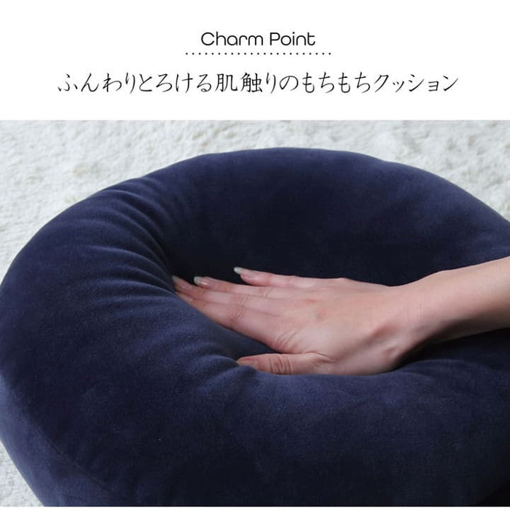 クッション 円形 セアテ 直径20×40cm 無地 もっちり ボルスター インテリア おしゃれ ギフト プレゼント 贈り物 シンプル オールシーズン 枕 抱き枕 まくら もちもち もっちり ふわふわ ふんわり(代引不可)