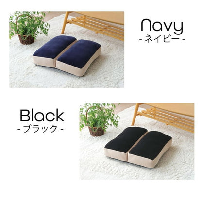 クッション 2連座布団 無地 もっちり ボルスター インテリア おしゃれ ギフト プレゼント 贈り物 シンプル オールシーズン 枕 抱き枕 まくら もちもち もっちり ふわふわ ふんわり(代引不可)