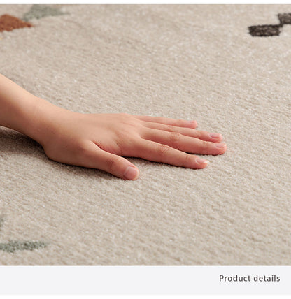 ウィルトンカーペット カーペット デザインラグ ウィルトンカーペット ルームマット ラグマット 長方形 アイボリー 北欧柄 幾何柄 約80×140cm(代引不可)