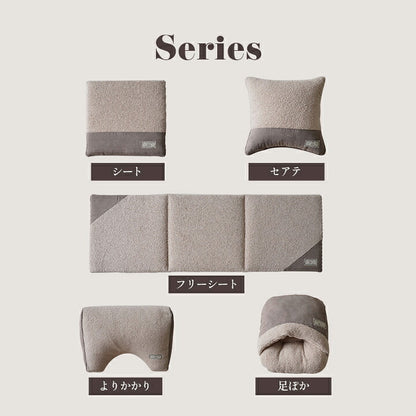 シートクッション 43×43cm ボア スエード調 シンプル おしゃれ かわいい ダイニングチェア チェアクッション イス いす 新生活 一人暮らし(代引不可)