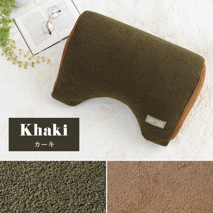 寄りかかりクッション 55×35×25cm シンプル 背もたれ くつろぎ ボア スエード調 かわいい 新生活 一人暮らし(代引不可)