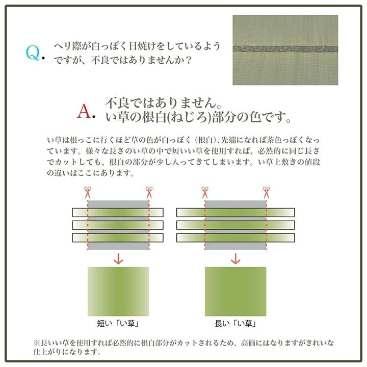 上敷き ゴザ 敷詰 カーペット い草 自然素材 日本製 国産 消臭 ナチュラル 市松柄 シンプル 本間1畳 約95.5×191cm プレーン(代引不可)