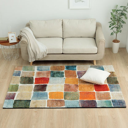 ウィルトン織 ラグ ラグマット カーペット カラフル 抗菌防臭 消臭効果 長方形 玄関用 約80×140cm パレット(代引不可)