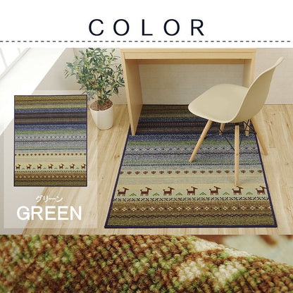 デスクカーペット 約100×130cm デスクマット 学習机 マット ラグ ルームマット 子供部屋 キズ防止 テレワーク ラグ カーペット 絨毯 じゅうたん インテリア おしゃれ オールシーズン 北欧(代引不可)