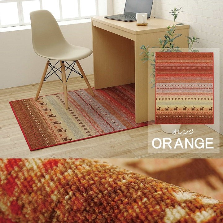 デスクカーペット 約100×130cm デスクマット 学習机 マット ラグ ルームマット 子供部屋 キズ防止 テレワーク ラグ カーペット 絨毯 じゅうたん インテリア おしゃれ オールシーズン 北欧(代引不可)
