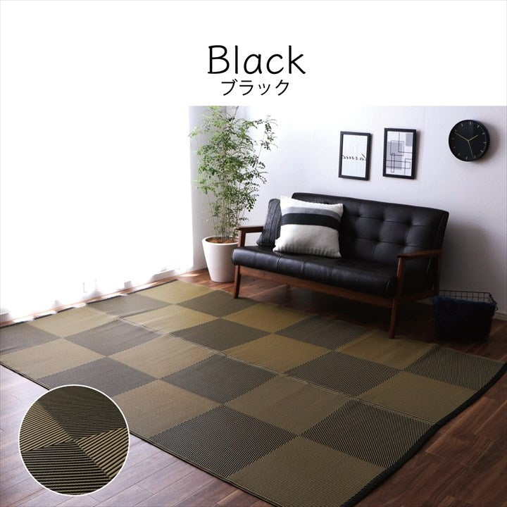 洗える ござ 日本製 江戸間4.5畳 約261×261cm 国産 カーペット 丈夫 除菌スプレー対応 敷詰 ラグ 敷物 ナチュラルスタイル アウトドア レジャー ペット インテリア 北欧 シンプル おしゃれ(代引不可)