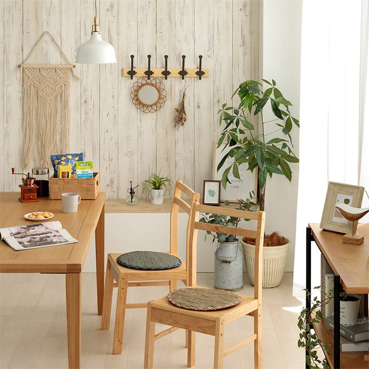 い草クッション 直径35cm 円形 チェアパッド い草 チェック柄 調湿 空気清浄 お手入れ簡単 シート インテリア おしゃれ 北欧 チェア 椅子 イス オールシーズン シンプル コンパクト(代引不可)