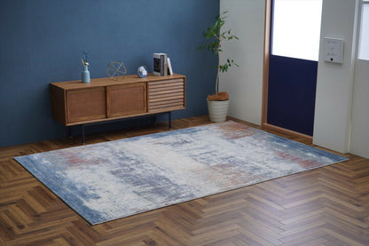 カーペット デザインラグ ウィルトンカーペット ルームマット ラグマット 長方形 モダン柄 約133×195cm ロマネ(代引不可)