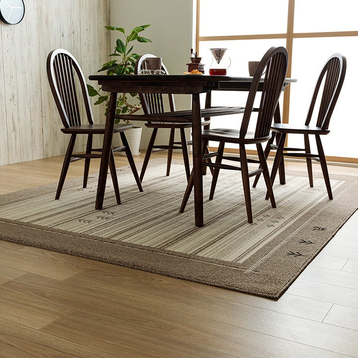 カーペット 約190×240cm 抗菌ラグ 消臭ラグ 抗ウイルス ホットカーペット対応 ダイニングラグ 長方形 ギャベ柄 インテリア おすすめ かわいい 国産 日本製 滑り止め カーペット マット(代引不可)