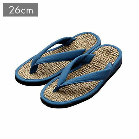 草履 女性用 レディース 紳士用 男性用 メンズ 雪駄 七島藺草 『七島草履』 サブレ ブルー 約26cm サブレ(代引不可)