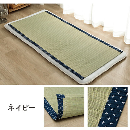 寝具 シーツ い草 88×180cm 吸湿 調湿効果 抗菌防臭 寝ござ 国産 ねござ 日本製 熊本県八代産 「 リルマ 」夏用 敷きパッド ござ 寝汗(代引不可)