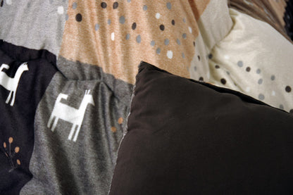 こたつ布団 長方形 ギャッベ柄 ノルディック 掛け単品 約205×245cm ギャベ こたつ掛け布団 厚掛け布団 日本製(代引不可)