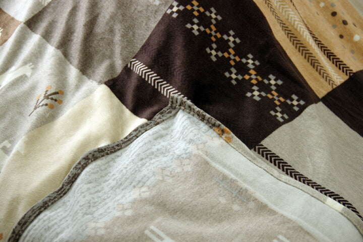 こたつカバー 長方形大 上掛けタイプ ギャッベ柄 ノルディック 約210×290cm ギャベ コタツ布団カバー 上掛けタイプ(代引不可)