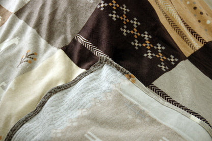 こたつカバー 長方形大 上掛けタイプ ギャッベ柄 ノルディック 約210×290cm ギャベ コタツ布団カバー 上掛けタイプ(代引不可)