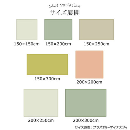 日本 約2.4畳 約150×250cm 抗菌 消臭 清潔 ラグ カーペット 防炎 アレルキャッチャー 抗アレル物質 ダニ対策 シャギー 無地 ールシーズン おしゃれ インテリア 北欧(代引不可)