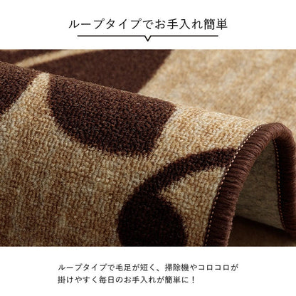 ラグ 133×190cm 長方形 カーペット デスクカーペット キッズルームマット デスクワークマット ボタニカル柄 撥水 ラグマット オールシーズン ギフト 贈り物 プレゼント 北欧 おしゃれ かわいい(代引不可)