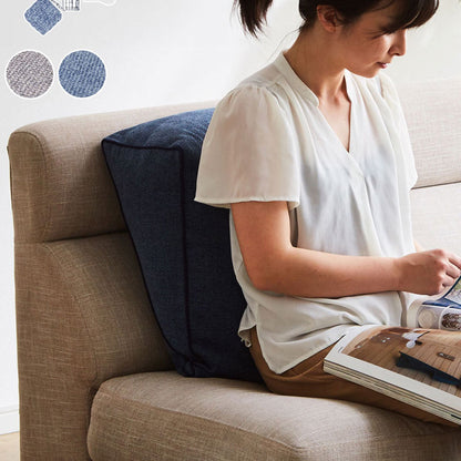 背もたれ クッション 三角 寄りかかり ソファ フロアクッション 枕 ソファー 背当 スマホ シンプル 国内綿入れ加工 オールシーズン インテリア おしゃれ 北欧 新生活(代引不可)