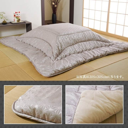 【1000円OFF】こたつ布団 洗える 長方形 国産 掛け単品 高級感 ジャガード 金色 約205×285cm 天舞(代引不可)