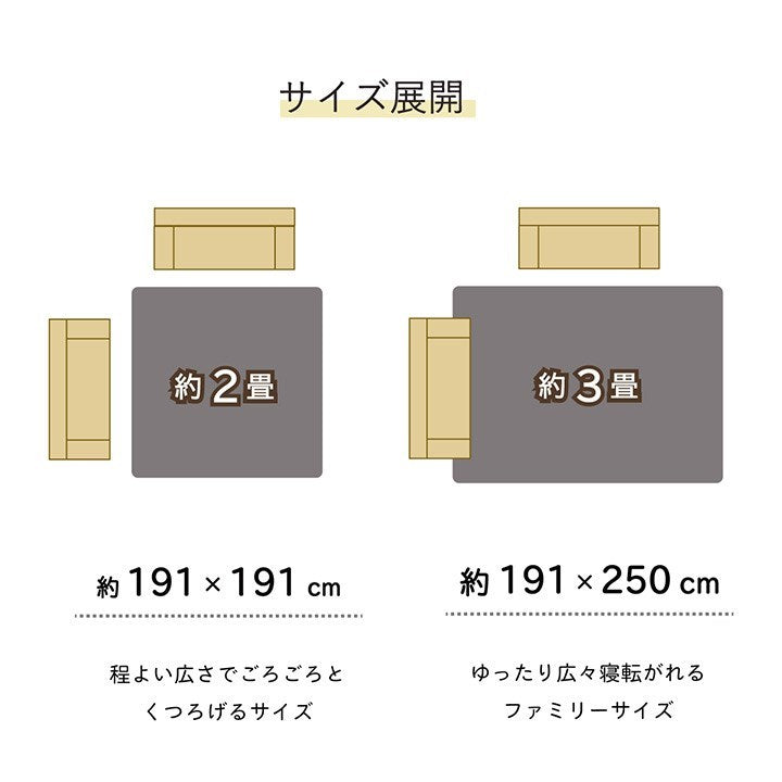 ラグ い草 ギャベ 自然素材 抗菌防臭 滑り止め不織布 ブルー 約191×250cm トロイ(代引不可)