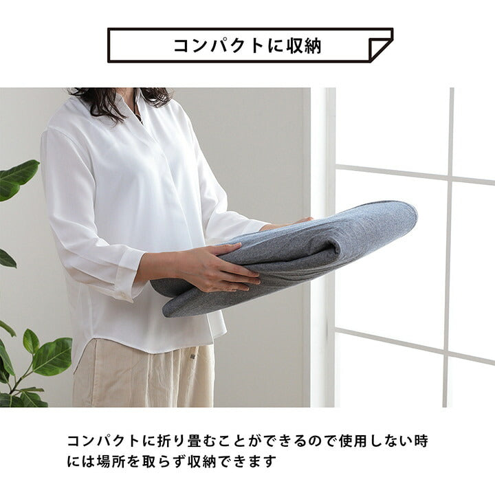 マットカバー シンプル 綿 防水 洗える ズレにくい コンパクト グレー 約2畳 約185×185cm オールシーズン かわいい おしゃれ(代引不可)