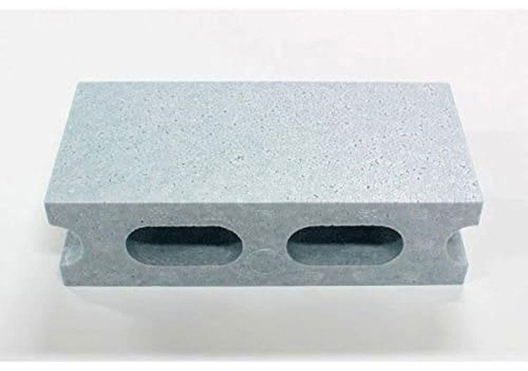 発泡ミニブロック 10個セット グレー 軽量 発泡スチロール製 ディスプレイ W210×D100×H60mm アイデア雑貨 お部屋のインテリアに ブロック 子ども(代引不可)