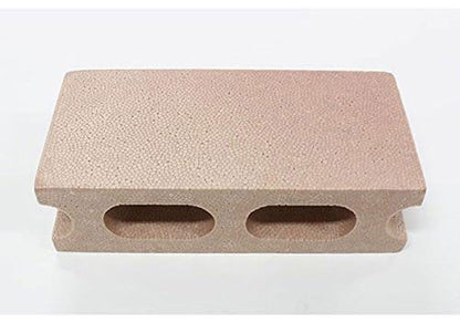 発泡ミニブロック 10個セット ブラウン 軽量 発泡スチロール製 ディスプレイ W210×D100×H60mm アイデア雑貨 お部屋のインテリアに ブロック 子ども(代引不可)