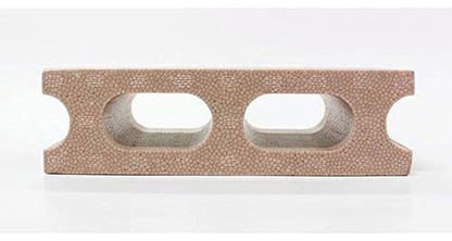 発泡ミニブロック 10個セット ブラウン 軽量 発泡スチロール製 ディスプレイ W210×D100×H60mm アイデア雑貨 お部屋のインテリアに ブロック 子ども(代引不可)