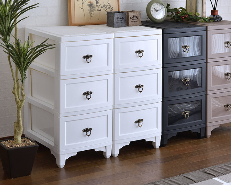 チェスト 3段 収納 幅34cm スリム 国産 コンパクト プラスチック クローゼット 脱衣所 洗面所 引き出し 日本製 インテリア 収納家具 リビング収納 洋服 衣装ケース シンプル 一人暮らし 新生活(代引不可)