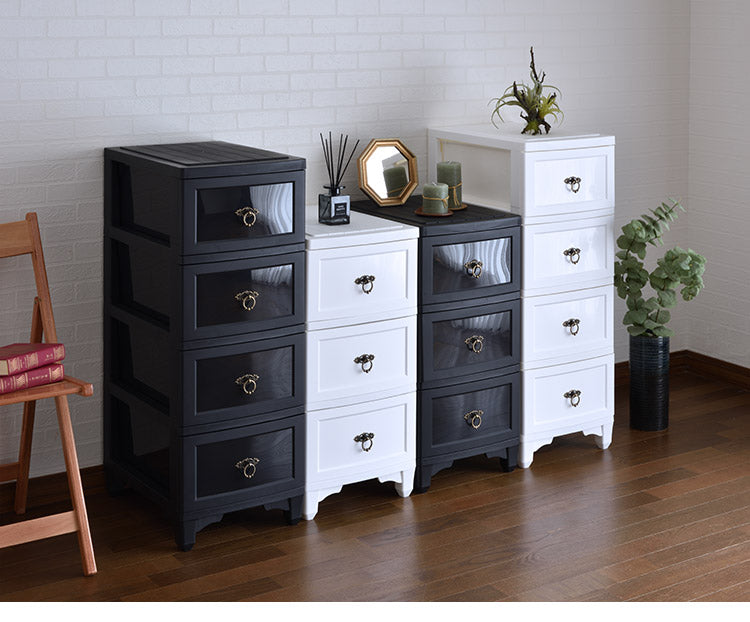 チェスト 4段 収納 幅34cm スリム 国産 コンパクト プラスチック クローゼット 脱衣所 洗面所 引き出し 日本製 インテリア 収納家具 リビング収納 洋服 衣装ケース シンプル 一人暮らし 新生活(代引不可)