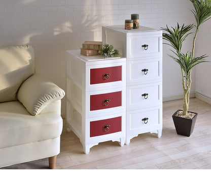 チェスト 4段 収納 幅34cm プレミアムカラー スリム 国産 コンパクト プラスチック クローゼット 脱衣所 洗面所 引き出し 日本製 インテリア 収納家具 リビング収納 洋服 衣装ケース シンプル(代引不可)