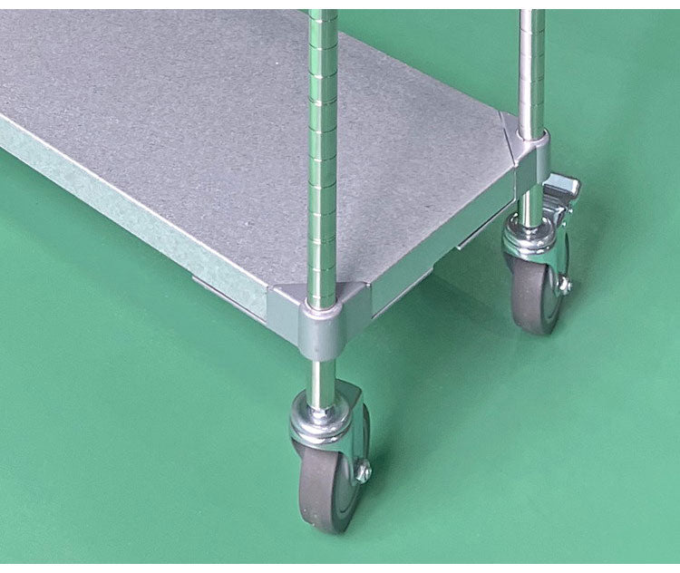 【燕三条製】 PROFACE ガルバリウムソリッドハンガーラック4段 460×900×2100 クロムメッキポール スチールラック スチールシェルフ ラック キッチンラック レンジラック 業務用 業務用ラック(代引不可)