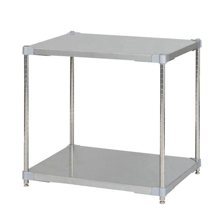 【5%OFF】【燕三条製】 PROFACE SUS304ステンレスソリッドシェルフ2段 600×760×700 SUS304ステンレスポール スチールラック スチールシェルフ ラック キッチンラック レンジラック 業務用 業務用ラック(代引不可)