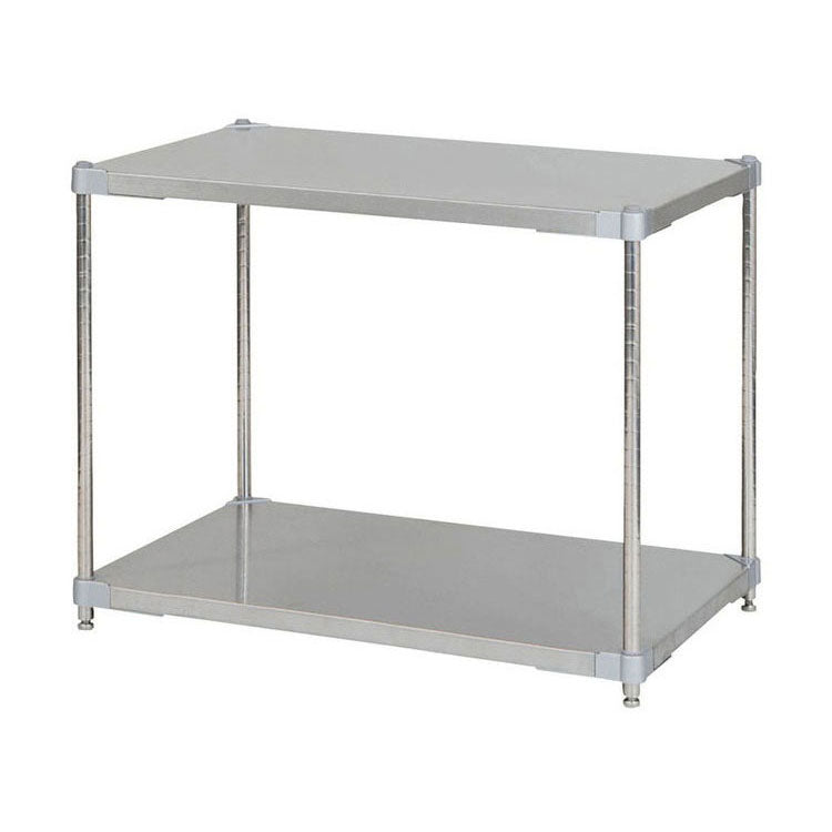 【※法人様限定販売】【燕三条製】 PROFACE SUS304ステンレスソリッドシェルフ2段 600×900×700 SUS304ステンレスポール スチールラック スチールシェルフ ラック キッチンラック レンジラック(代引不可)