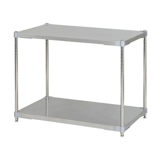 【※法人様限定販売】【燕三条製】 PROFACE SUS304ステンレスソリッドシェルフ2段 600×900×700 SUS304ステンレスポール スチールラック スチールシェルフ ラック キッチンラック レンジラック(代引不可)